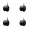 Service Caster 3'' Office Chair Casters Nylon Twin Wheel 3/8 Threaded Stem , 4PK SCC-UHTS02S75-NYS-381610-4 - alternate 1